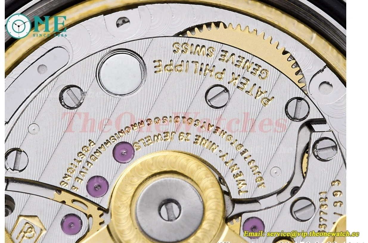 TWF Diamond Red RU Ladies SS Aquanaut 35mm A324 Bezel 0410